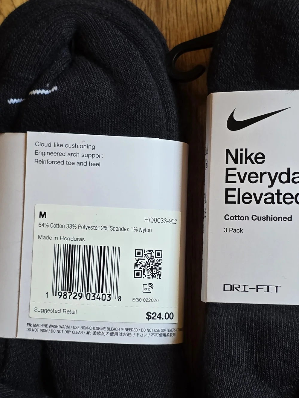 Nike Athletic LOW Socks 3 Packs Of 3. Size MED M 5.5.-9/W 7-10.5/Y 5.5Y-7Y